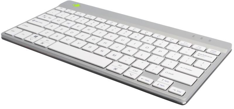 R-Go Tools Toetsenbord Bedraad / Draadloos QWERTY (US) Met Bluetooth Wit