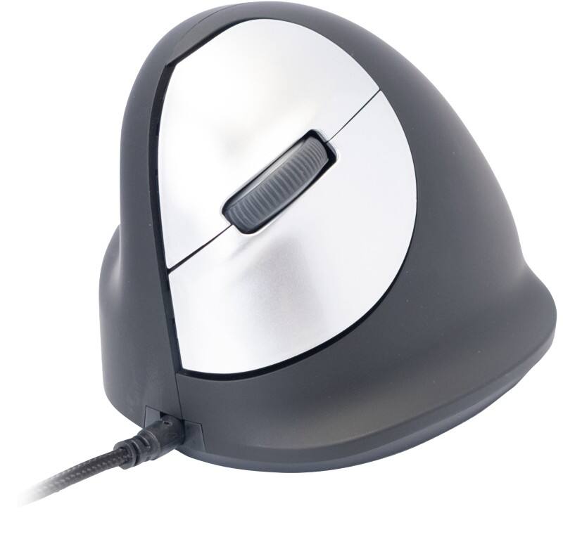 Souris ergonomique R-Go Tools Avec fil Noir Adapté pour les gauchers