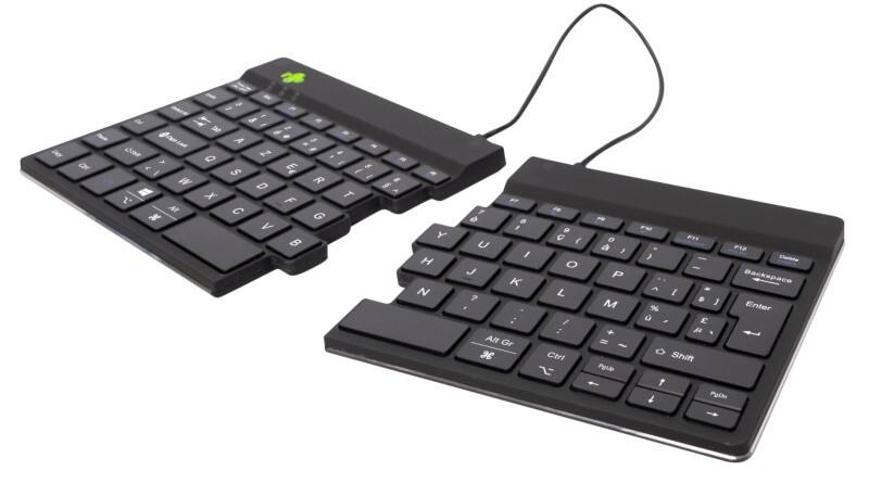 Clavier R-Go Tools Avec fil / Sans fil AZERTY Avec Bluetooth Noir