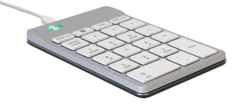 Clavier R-Go Tools Avec fil Numérique Blanc