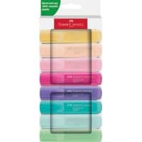 Surligneur Faber-Castell Textliner 46 Assortiment Moyen Biseauté 1 - 5 mm 8 Unités