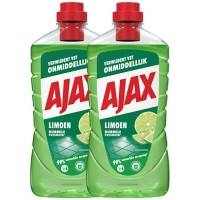 Nettoyant multi-usage Ajax Liquide Citron vert 2 bouteilles de 1 L