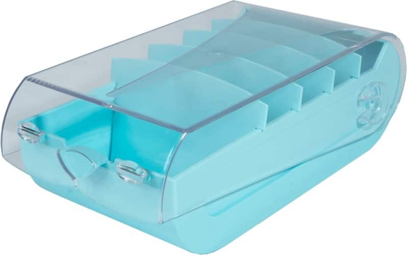 Boîte à fiches Exacompta Aquarel A8 Plastique 650 Cartes Vert pastel 8 unités