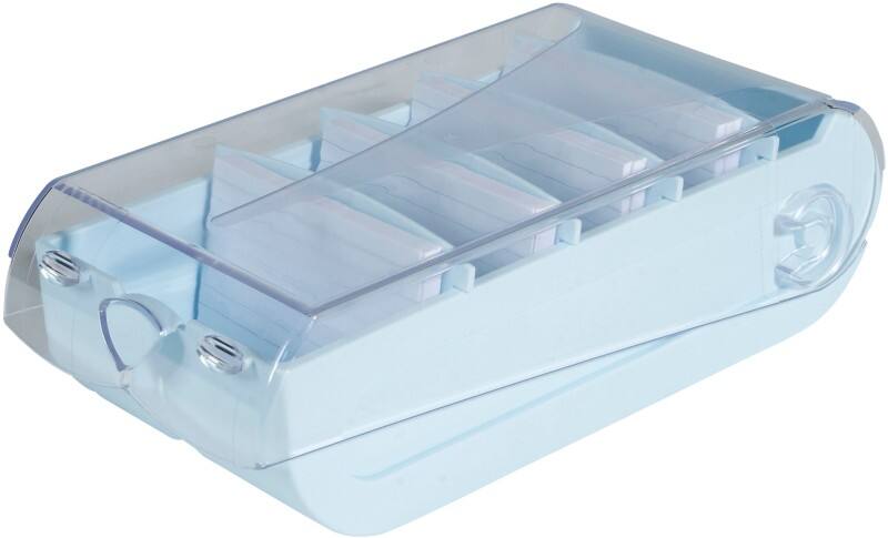 Boîte à fiches Exacompta Aquarel A8 Plastique 650 Cartes Bleu pastel 8 unités