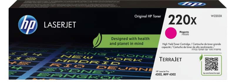 Toner HP 220X D’origine W2203X Magenta