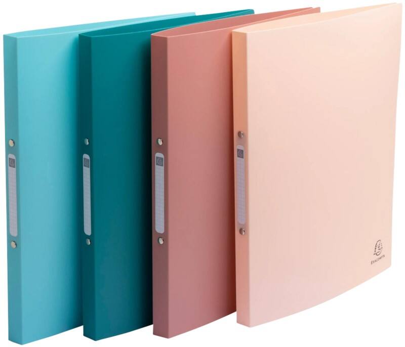 Classeur à anneaux Exacompta Skandi 15 mm PP (Polypropylène) A4 2 Anneaux Assortiment 54270E 4 Unités