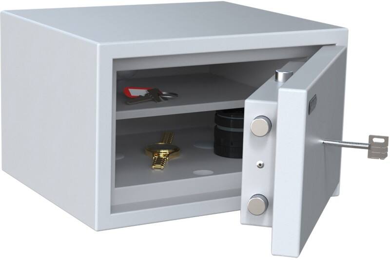 Coffre de dépôt Salvus Monza 0 Serrure à clé 7 L Medium (M) Gris clair