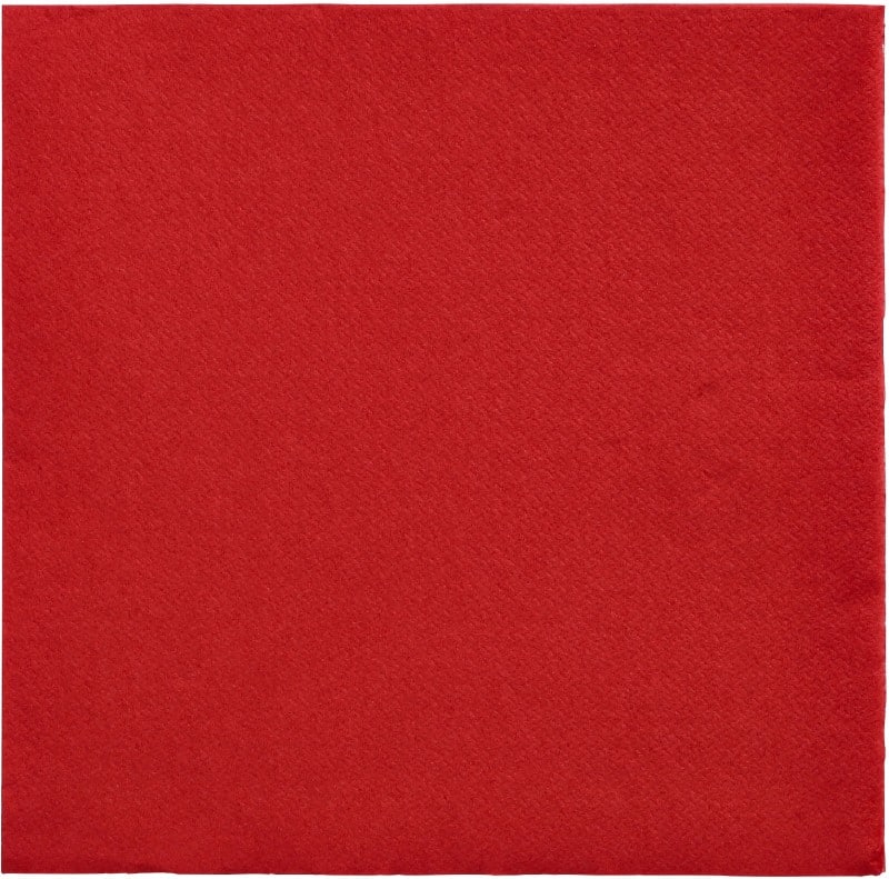 PAPSTAR Servetten Rood 32 x 32 cm 150 Stuks 