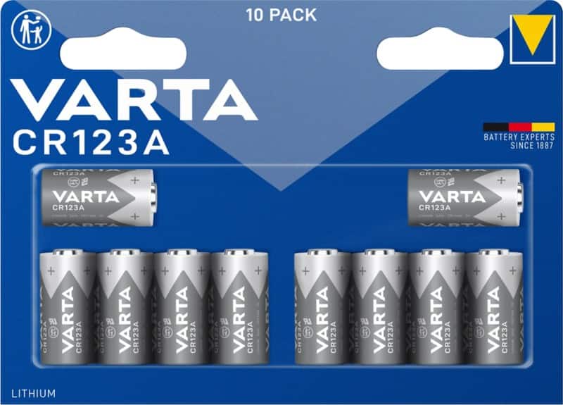 VARTA Batterijen 6205 CR123A Lithium (Li) 3 V Pak van 10