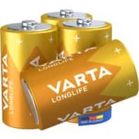 Piles VARTA 4120 D LR20 Alcaline 1.5 V 4 unités