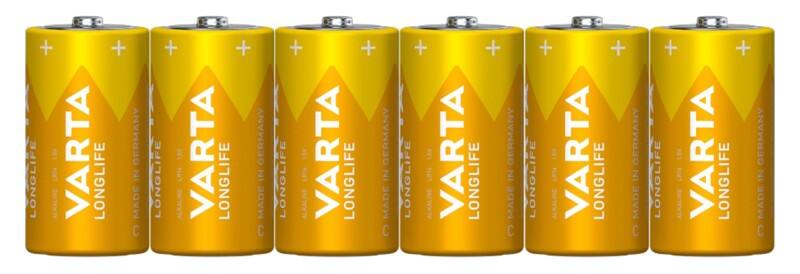 VARTA Batterijen 4114 C LR14 Alkaline 1,5 V Pak van 6