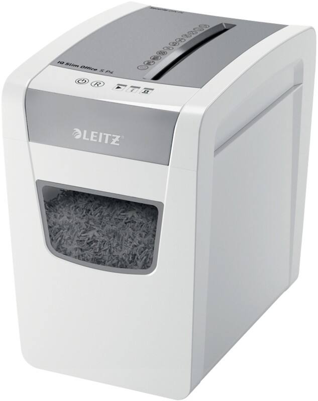 Destructeur de documents Leitz IQ 14 Feuilles Coupe croisée Niveau de sécurité P-4 23 L 80980000