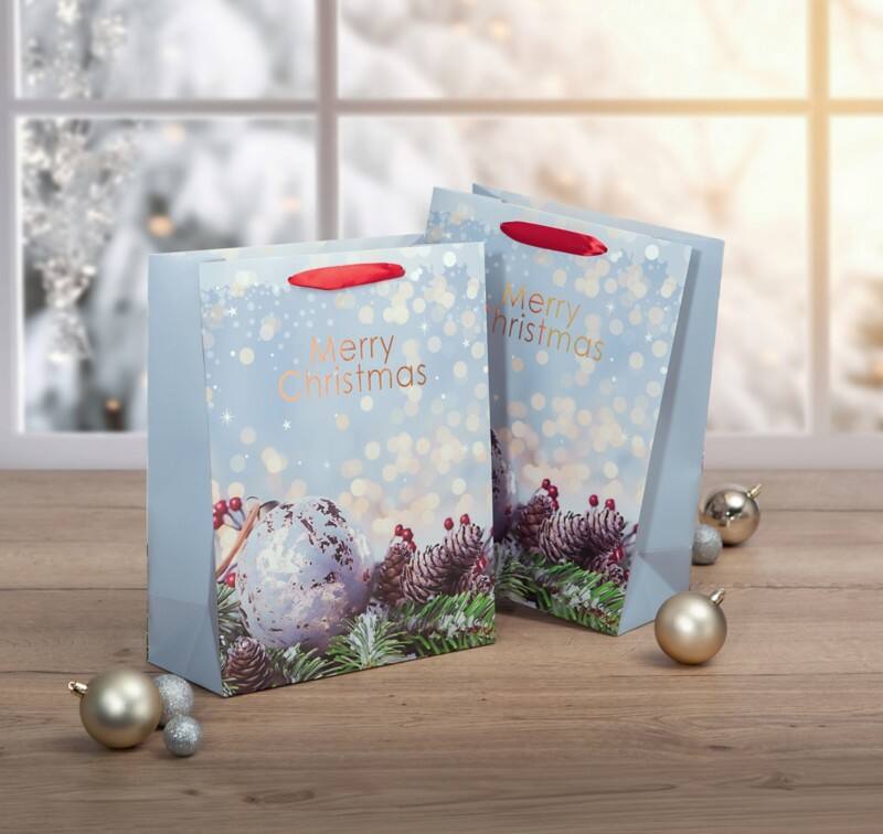 Sigel Large Geschenktas Papier Multikleur 26 x 12 x 33 cm 5 Stuks