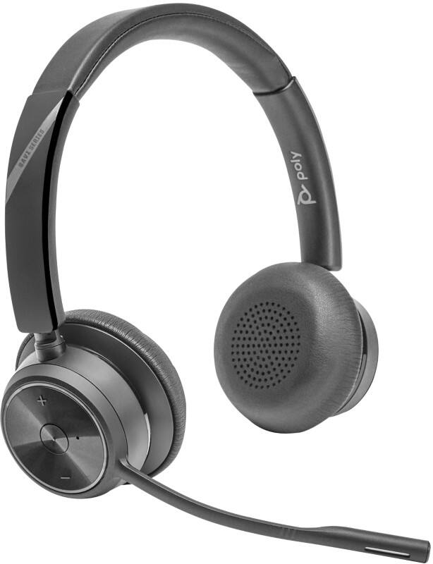 HP poly Savi Draadloos Headset Over het hoofd Met bluetooth Microfoon Stereo 7420 Zwart