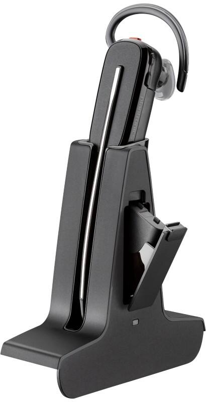 Micro casque HP poly Savi Sans fil Intra-auriculaire Avec Bluetooth Avec microphone Mono 8245-M Noir