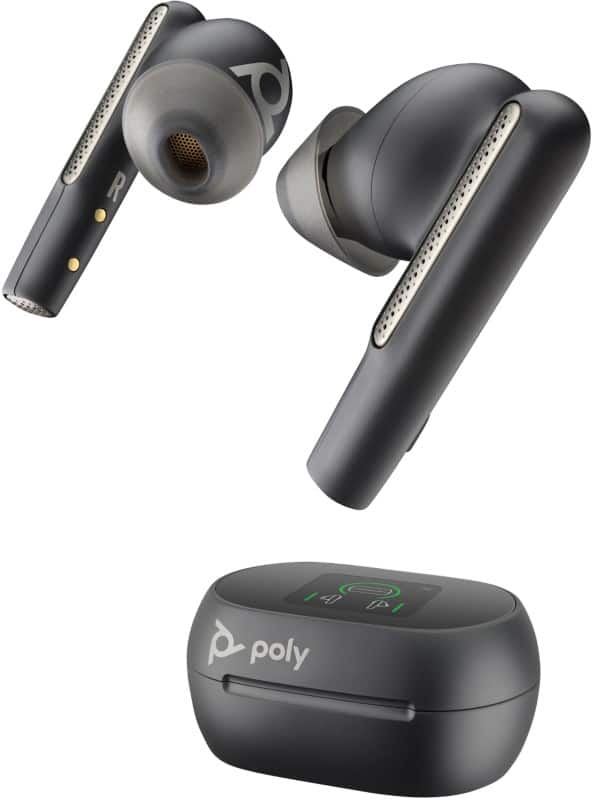 Écouteurs HP Poly Voyager Free Sans fil Intra-auriculaire Avec Bluetooth Avec Microphone Stéréo 60+ Noir