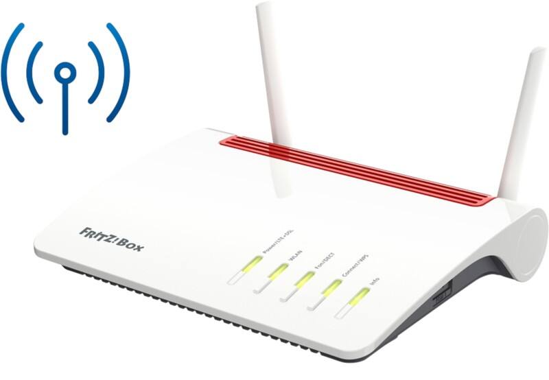 FRITZ!Box 6890 LTE Draadloos Router Gigabit Ethernet Dual-band (2,4 GHz / 5 GHz) 4G Rood, wit, zwart
