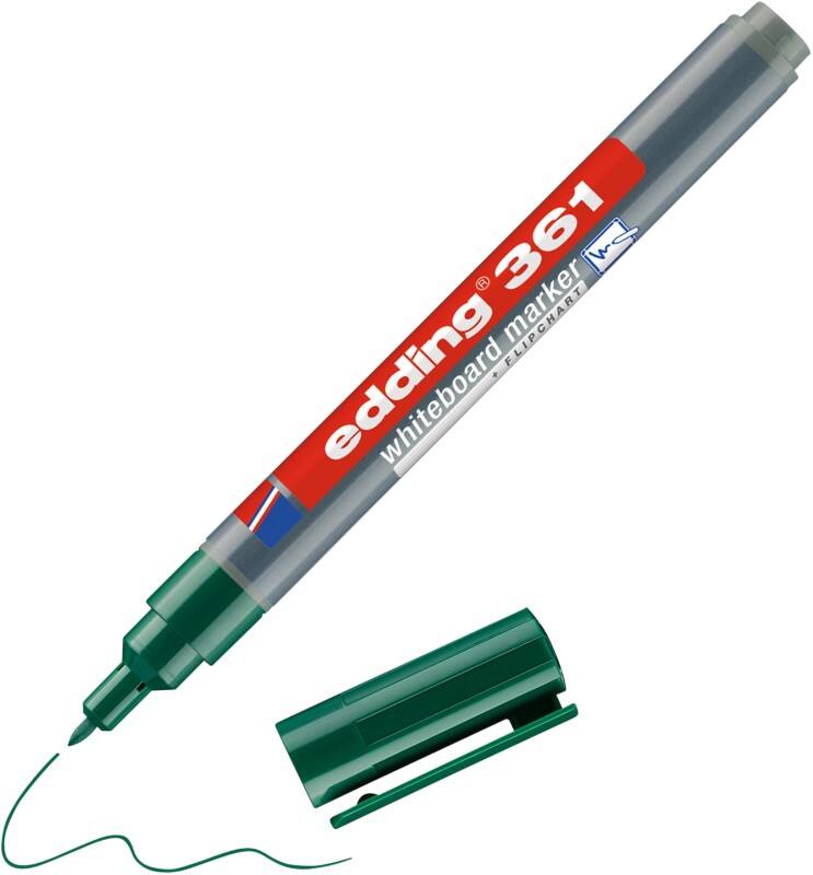 edding E-361 Whiteboard-marker Groen Ronde punt - 1 mm