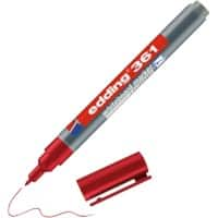 Marqueur pour tableau blanc edding E-361 Rouge Pointe ogive 1 mm