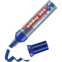 Marqueur pour tableau blanc edding E-365 Bleu Pointe biseautée 2 - 7 mm