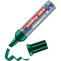 Marqueur pour tableau blanc edding E-365 Vert Pointe biseautée 2 - 7 mm