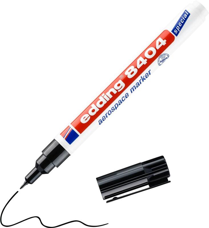 edding e-8404 Marker Zwart Ronde punt 0,75 mm
