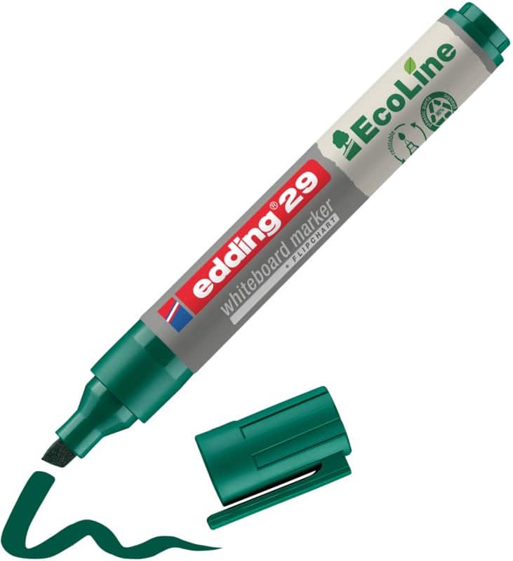 edding ecoline E-29 Whiteboard-marker Groen Beitelpunt - 5 mm