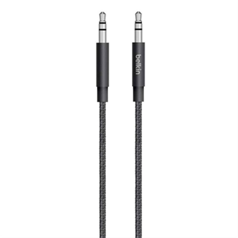 Belkin Audiokabel 3,5 mm Male 3,5 mm Male 1,25 m Zwart