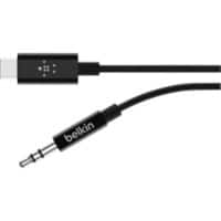 Belkin Audiokabel 3,5 mm Mannelijk USB-C Mannelijk 1,8 m Zwart