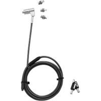 DICOTA Kabelslot 2 m Zilver, zwart