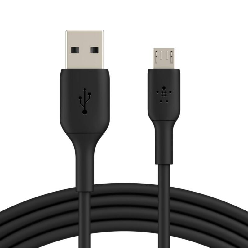 Câble de charge Belkin USB-A Mâle Micro-USB B Mâle 1 m Noir