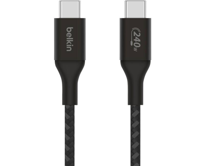Câble USB Belkin USB-C Mâle USB-C Mâle 1 m Noir