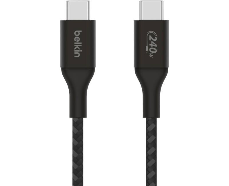 Câble USB Belkin USB-C Mâle USB-C Mâle 2 m Noir