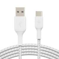 Câble USB Belkin USB-A Mâle USB-C Mâle 2 m Blanc