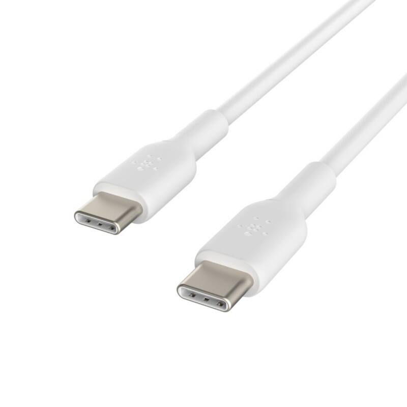 Câble de charge Belkin USB-C Mâle USB-C Mâle 2 m Blanc