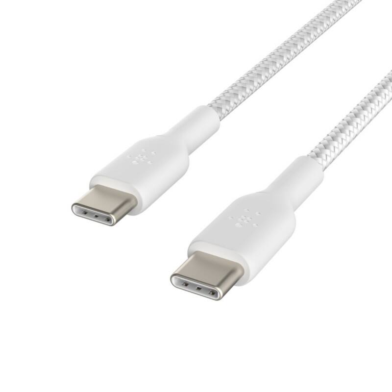Câble de charge Belkin USB-C Mâle USB-C Mâle 1 m Blanc