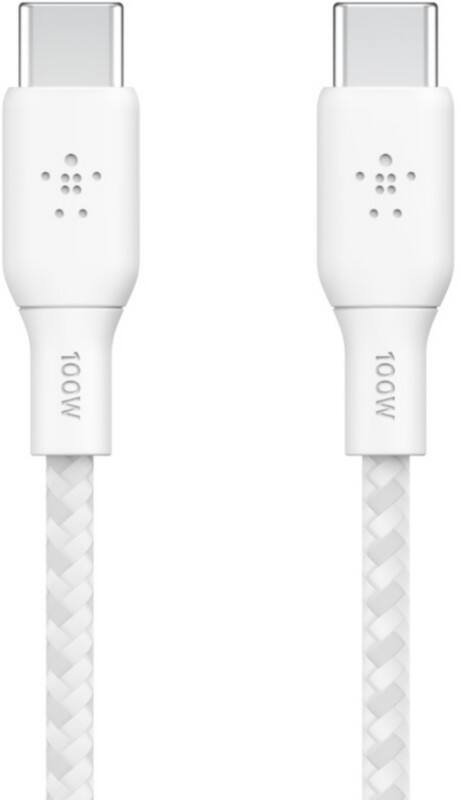 Câble USB Belkin USB-C Mâle USB-C Mâle 3 m Blanc