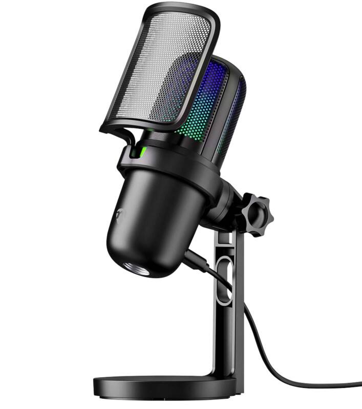 Microphone Nedis GSMIC210BK Avec fil 2 m Noir