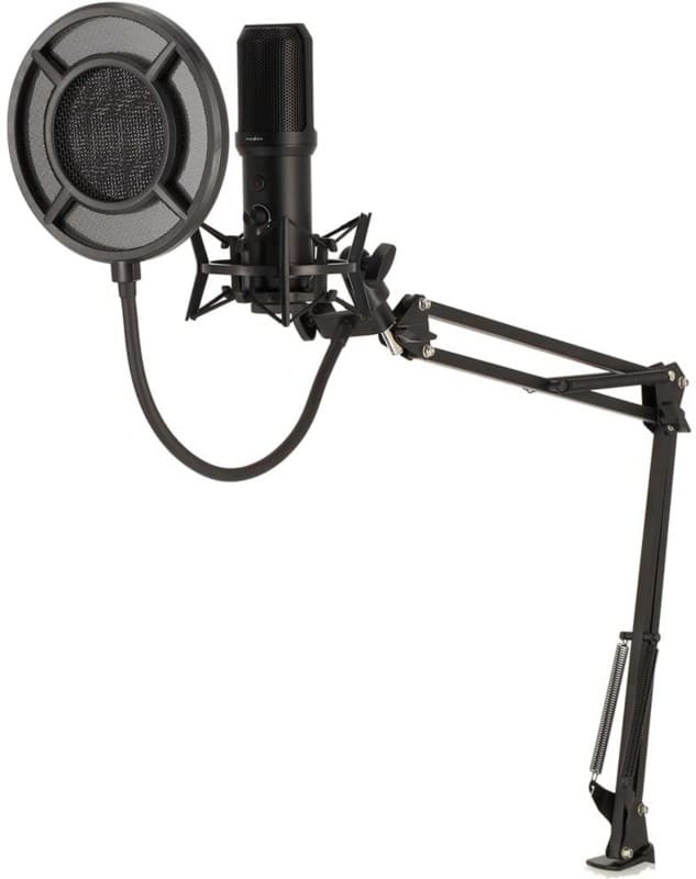 Microphone Nedis GSMIC410BK Avec fil 1,7 m Noir