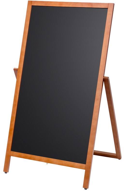 SHOWDOWN Stop-trottoir Sur pied 2 Panneaux Bois Brun Imperméable ZPCHFLB55x105