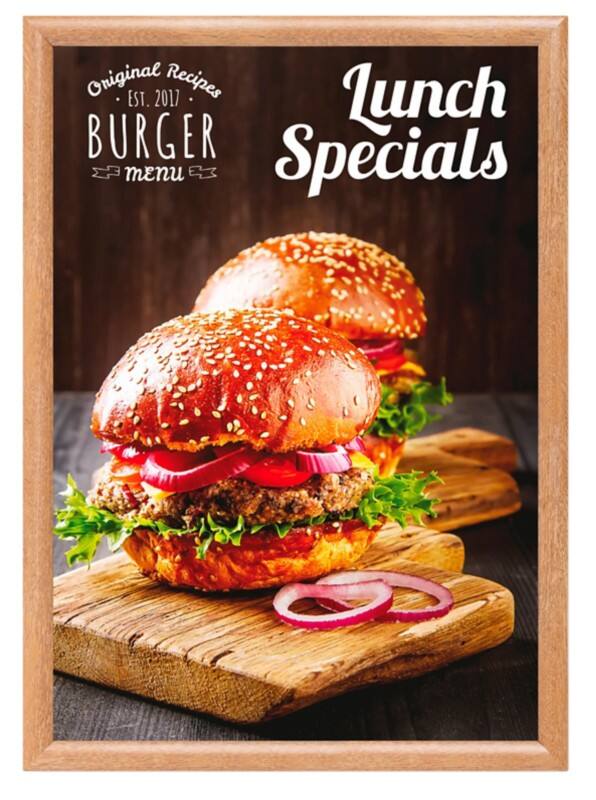 Cadre d'affichage SHOWDOWN A2 Brun KRA2G25LB 45,1 (L) x 1,1 (P) x 62,5 (H) cm