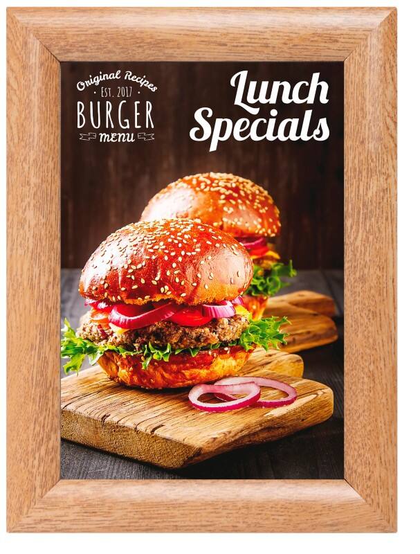 Cadre d'affichage SHOWDOWN A5 Brun KRA5G25LB 17,9 (L) x 1,1 (P) x 24,1 (H) cm