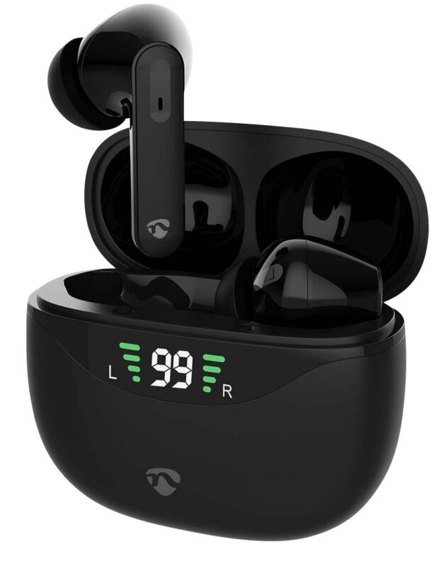 Écouteurs Nedis HPBT2450BK Noir