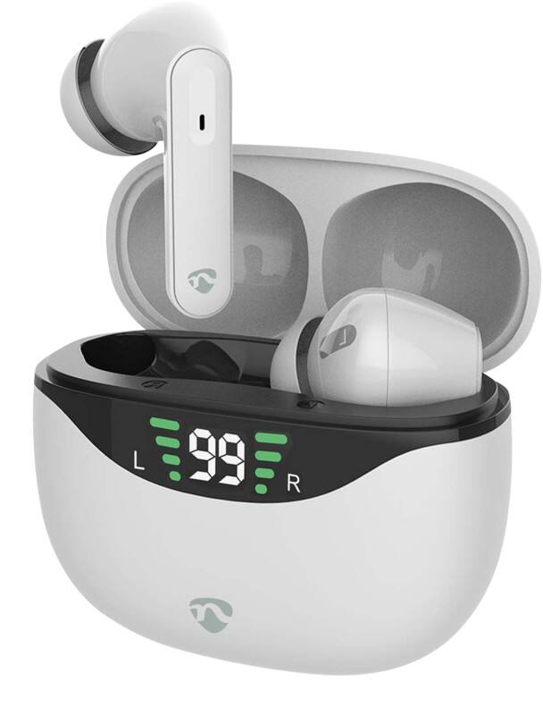 Écouteurs Nedis HPBT2450WT Blanc