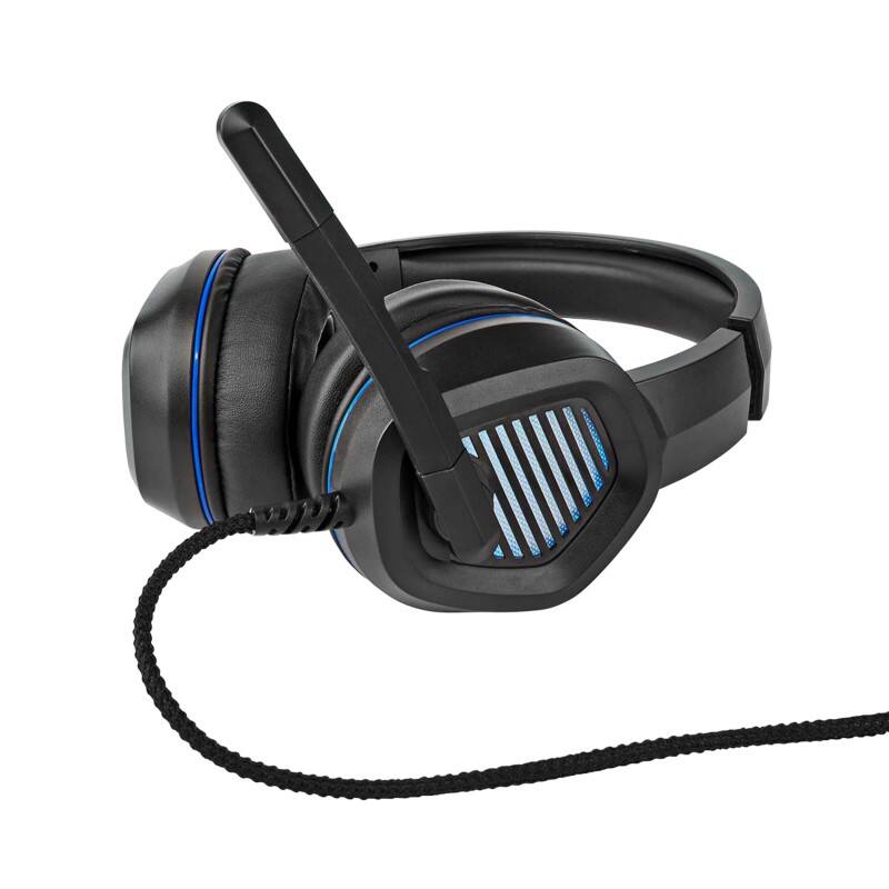 Casque gaming Nedis GHST410BK Avec fil Noir