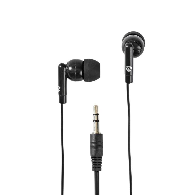 Écouteurs Nedis HPWD1000BK Avec fil Noir