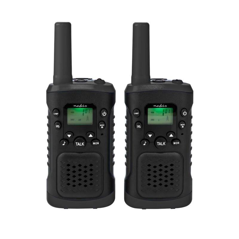 Nedis WLTK0610BK Walkietalkie Zwart Pak van 2