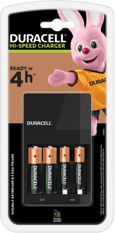 Duracell Batterijoplader 1300 mAh 5-delige set