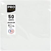 PROnappe Servetten Wit 95 mm 50 stuks