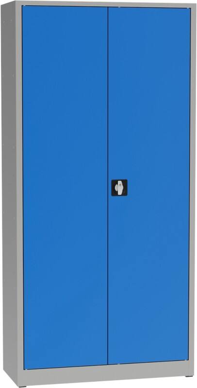 Armoire Universal Métal 4 Étagères 950 x 400 x 1950 mm Bleu clair, gris